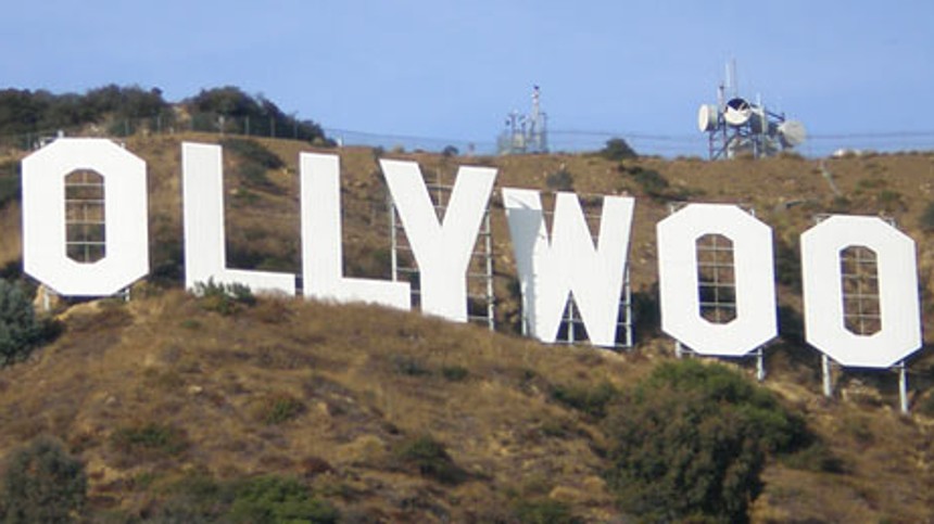 Afhugget hoved ved Hol&shy;lywood-​skil&shy;tet