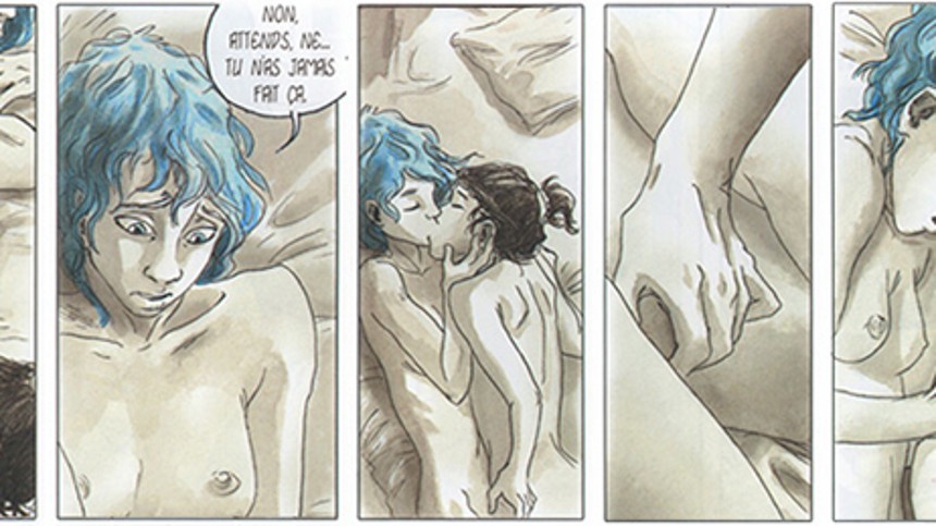 Lesbisk sex forvandlet til porno