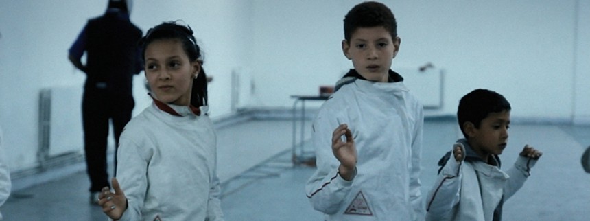 Tomboy-engel med fægtedrøm