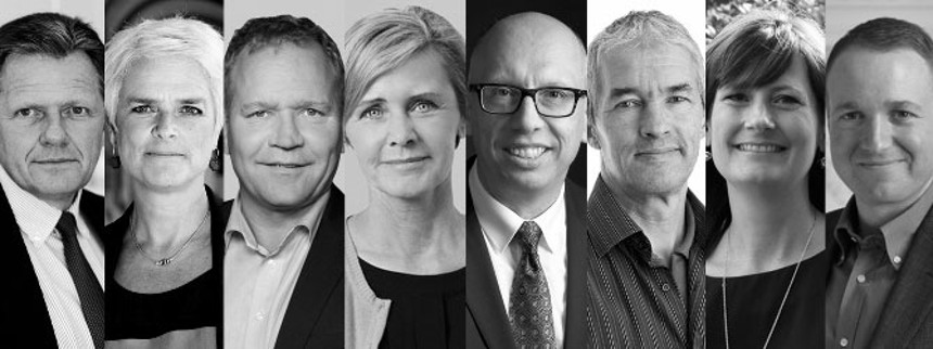 Otte filmpolitikere på vægtskålen