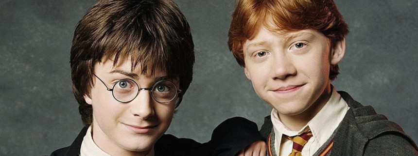 Harry Potter på vej til de skrå brædder