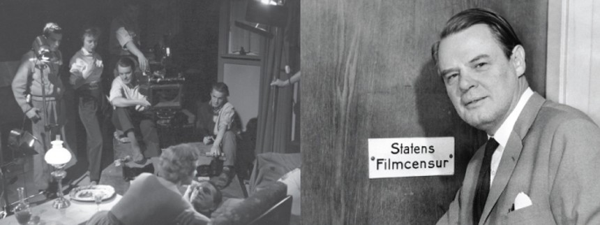 En fremmed banker på og censuren 