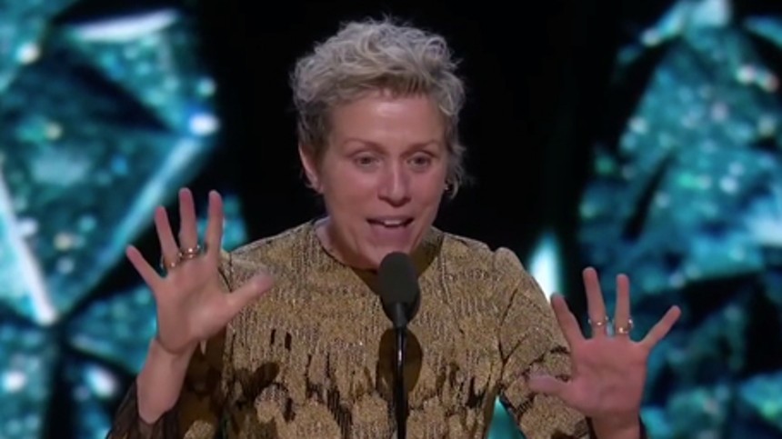 Oscar-fest med kraftfuldt kvindeopråb