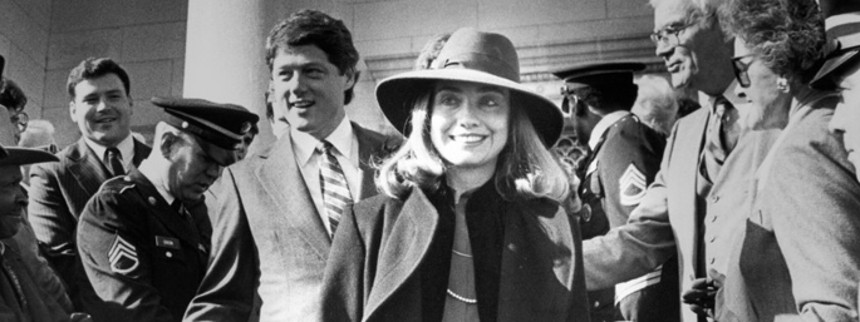 Hillary hyldes på Sundance