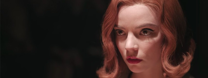 I Dronninggambit vinder det klamme blik 