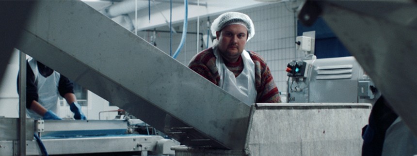 Islænding med morsomme fiskeben