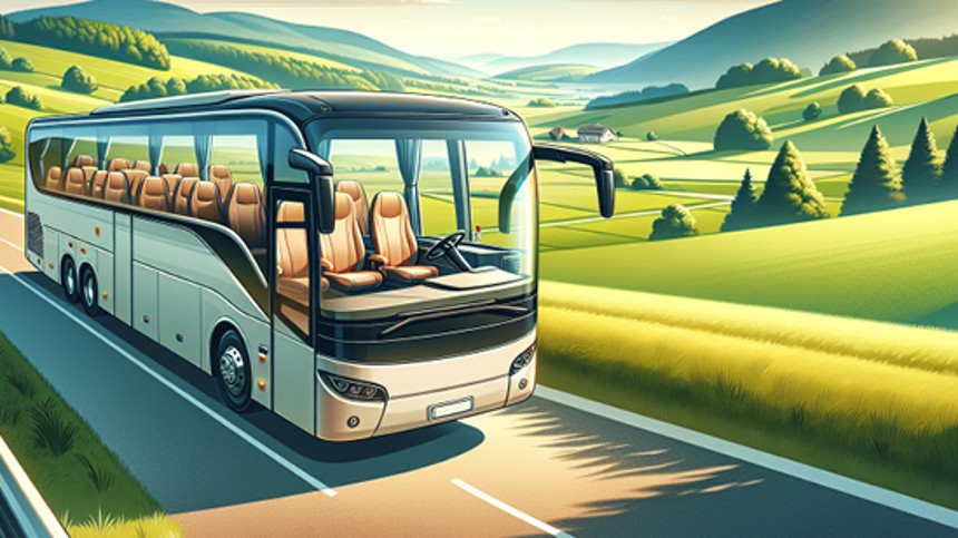 Det er nemt at leje en turistbus