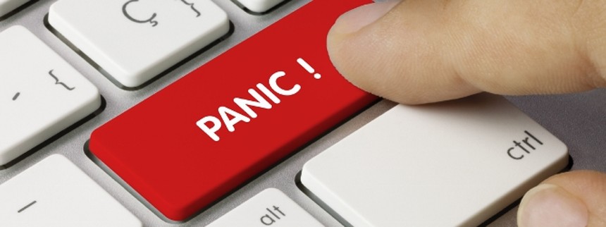 De amerikanske studier handler i panik