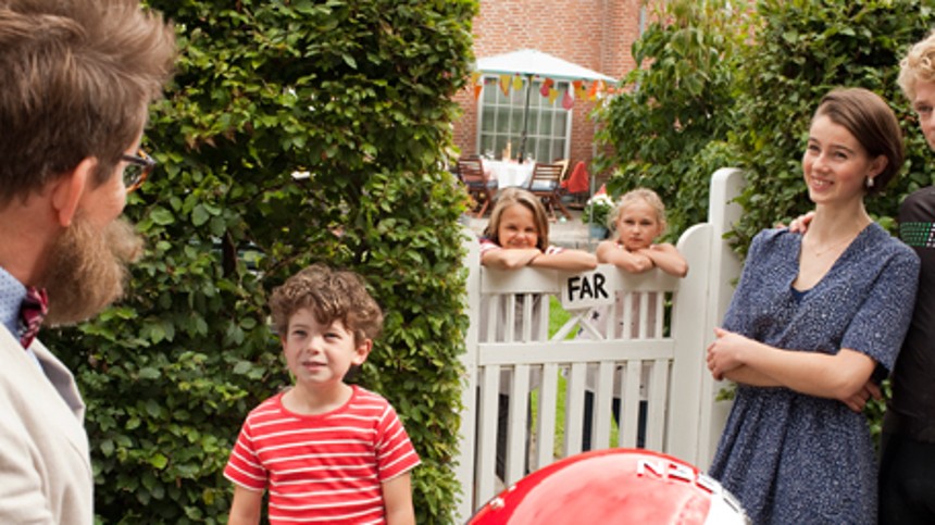 Far til fire på toppen