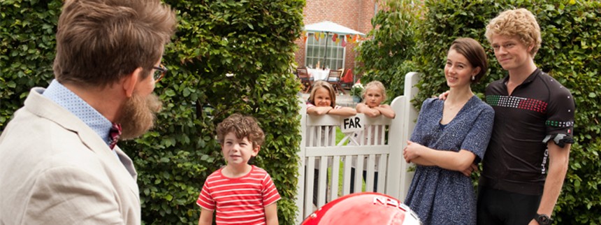 Far til fire på toppen