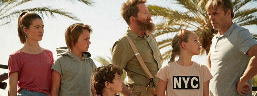 Far til fire i solen