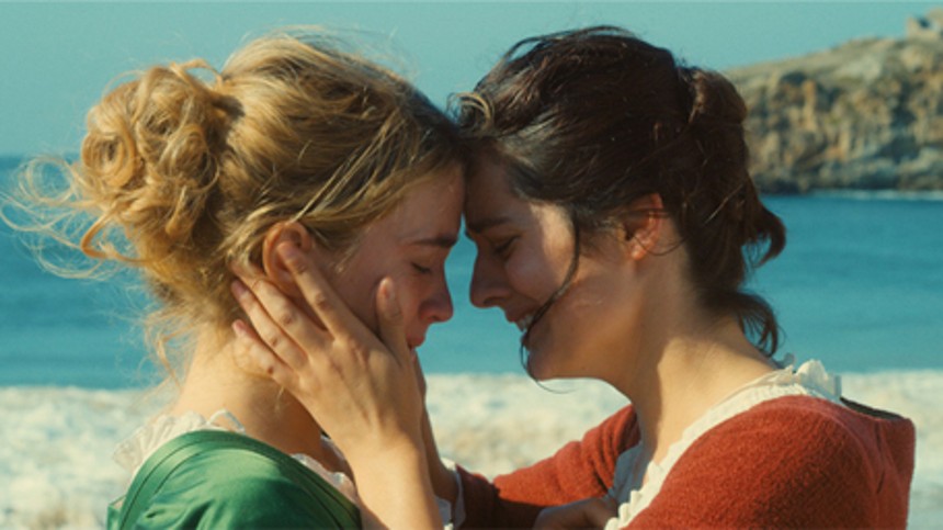 Portræt af en kvinde i flammer